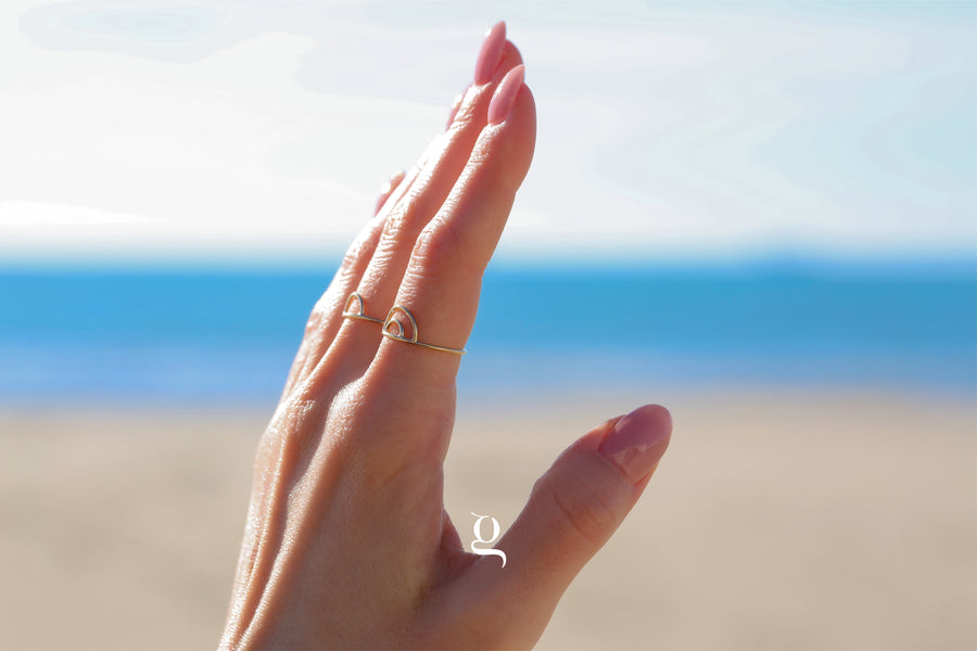 Radiant Rainbow Ring - Goldside Jewelry
