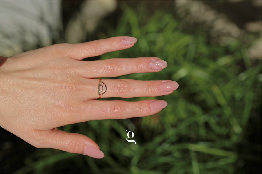 Radiant Rainbow Ring - Goldside Jewelry