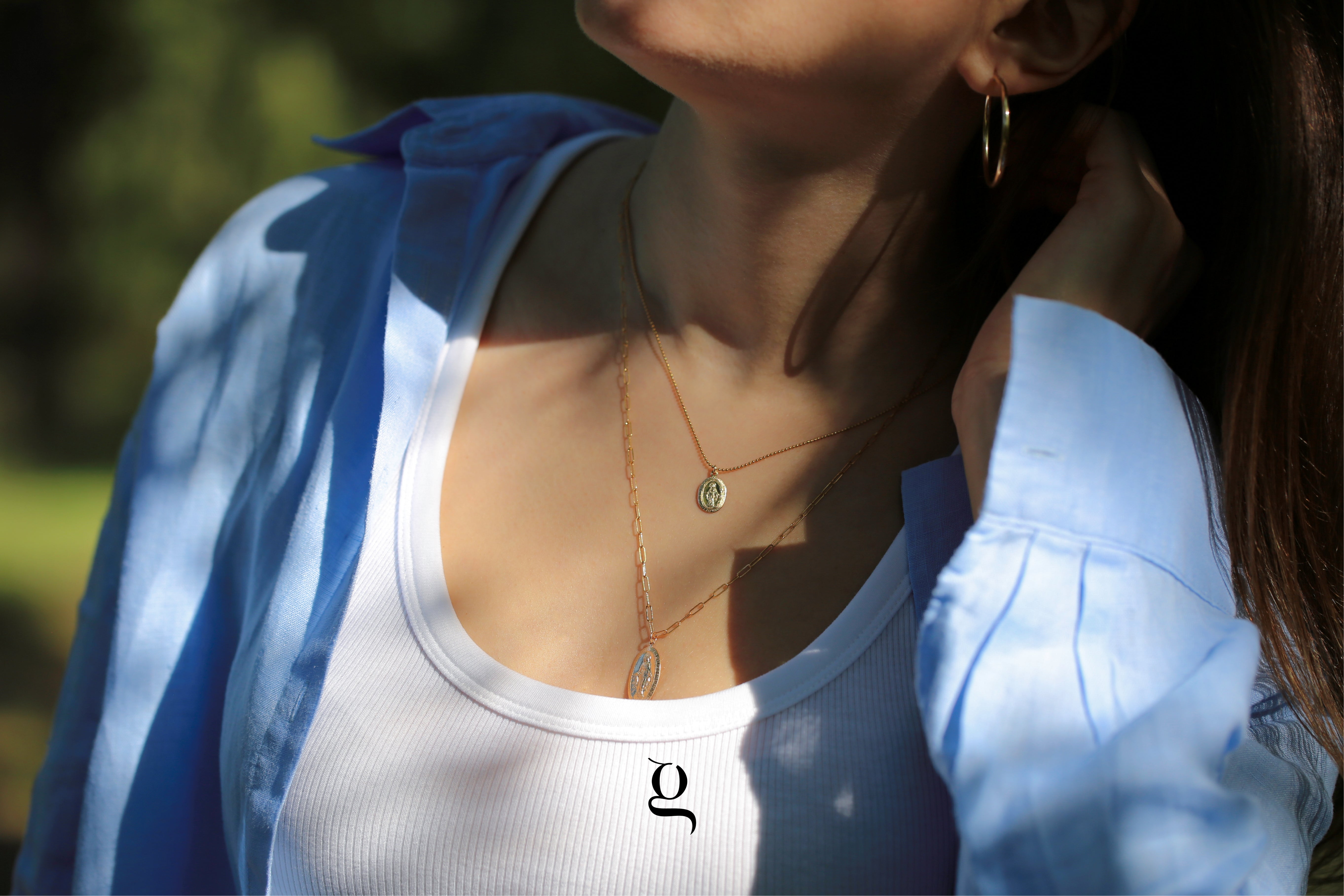 Saint Mary Necklace - Goldside Jewelry