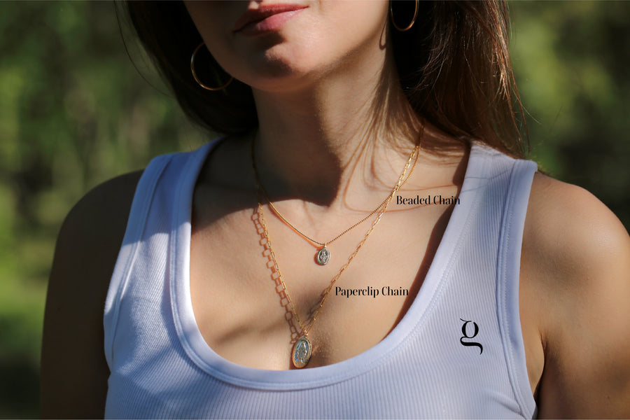 Saint Mary Necklace - Goldside Jewelry
