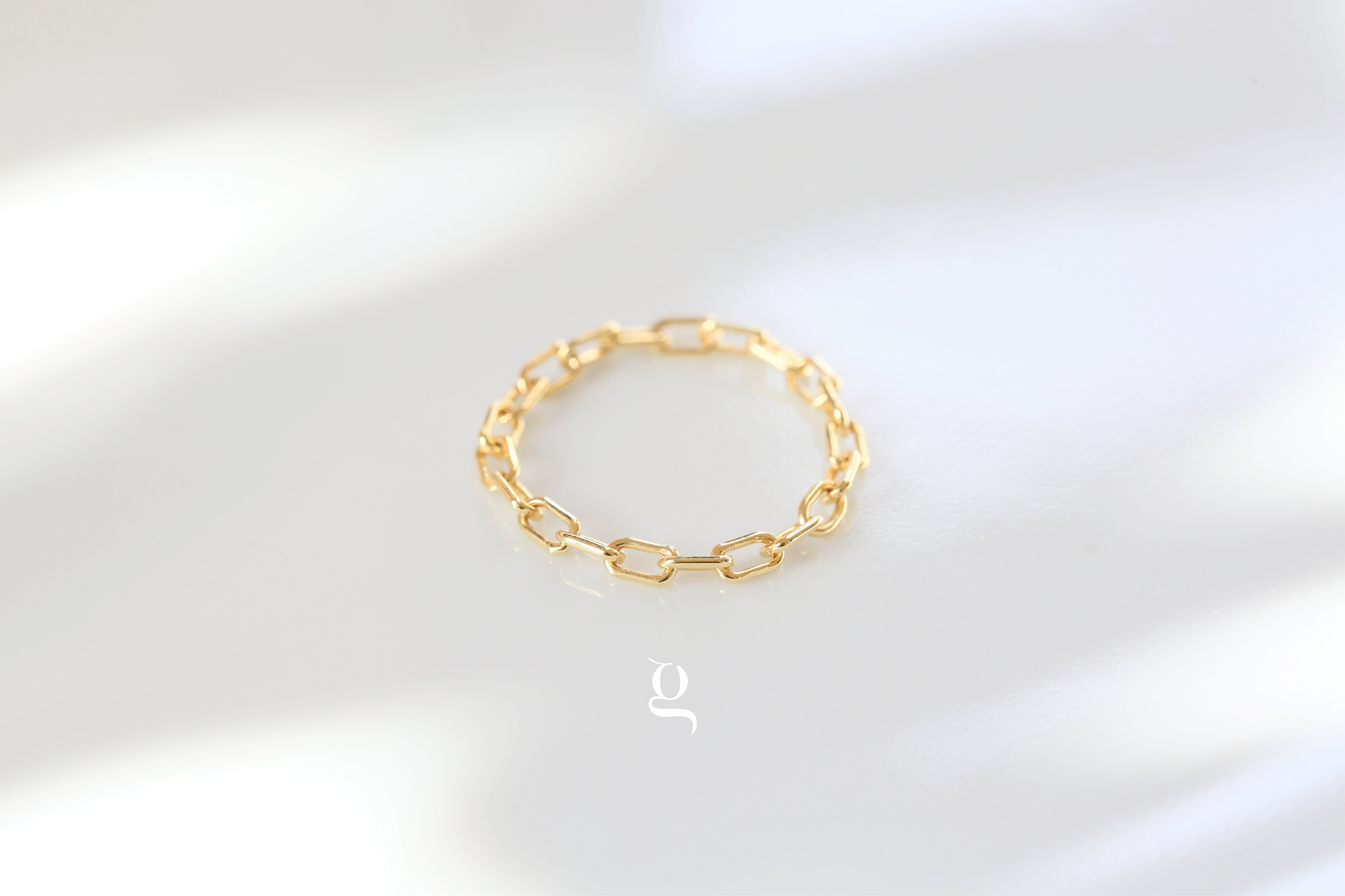 Vivi Chain Ring - Goldside Jewelry