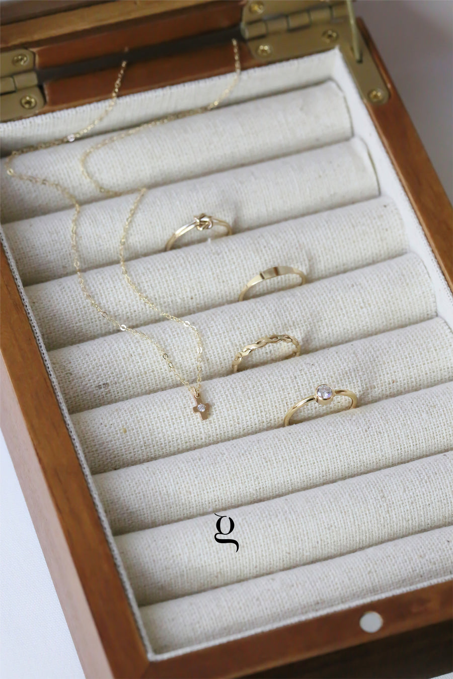 Petite Cross Necklace - Goldside Jewelry