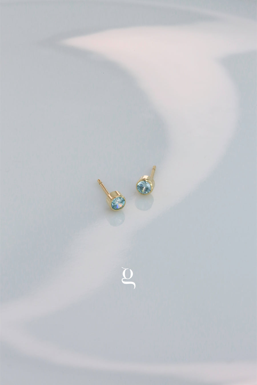 Gem Studs - Goldside Jewelry