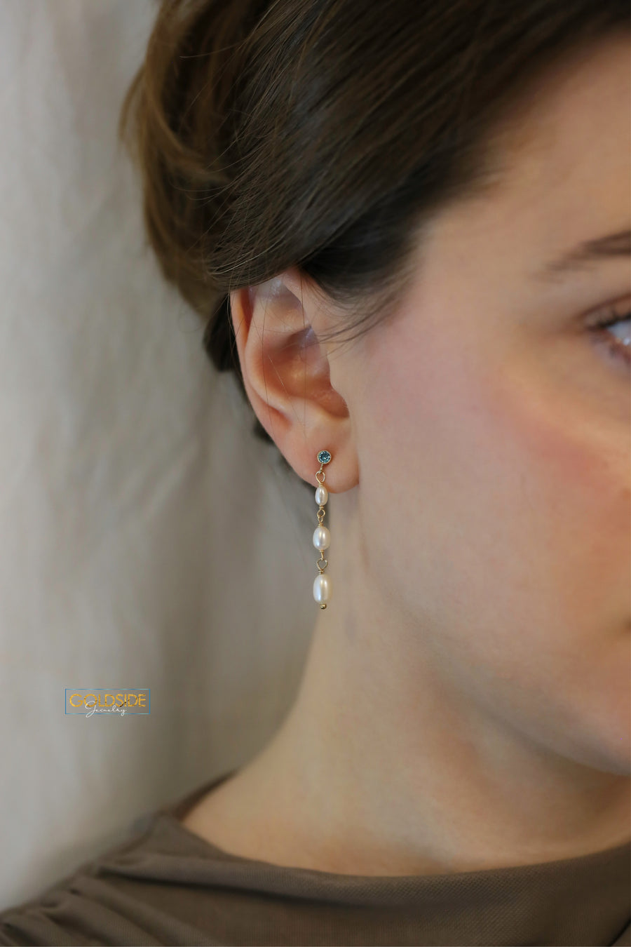 Celestial Pearl Earrings - Goldside Jewelry