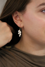 Celestial Pearl Earrings - Goldside Jewelry