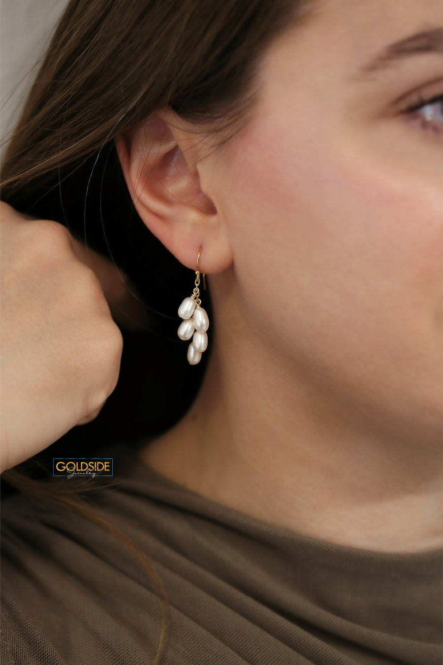 Celestial Pearl Earrings - Goldside Jewelry