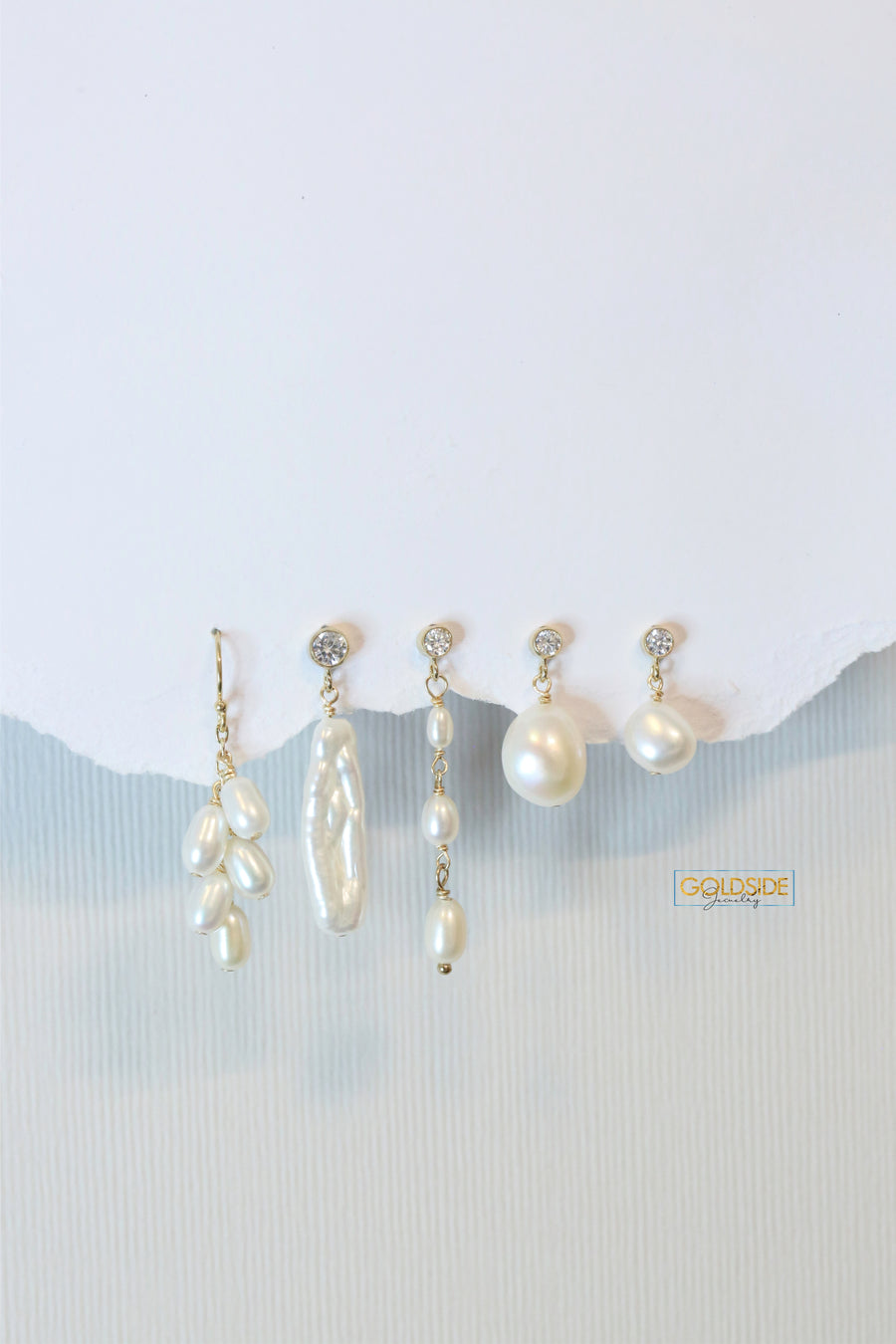 Celestial Pearl Earrings - Goldside Jewelry