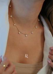 Pearl Drop Necklace - Goldside Jewelry