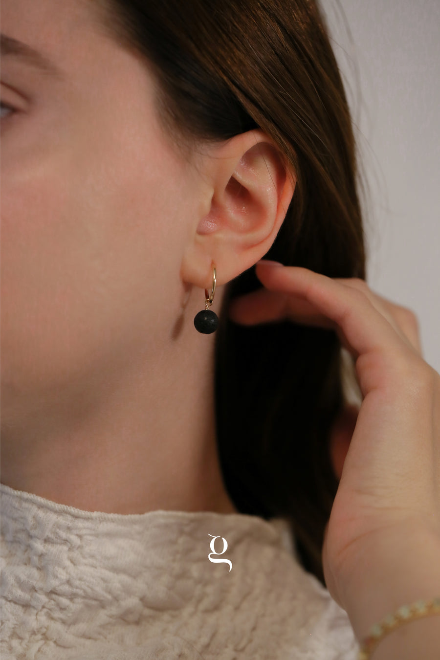 Gemstone Cascade Hoops - Goldside Jewelry