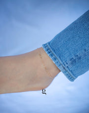 Heart Chain Anklet - Goldside Jewelry