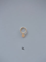 Personalized Hoop Dangles - Goldside Jewelry