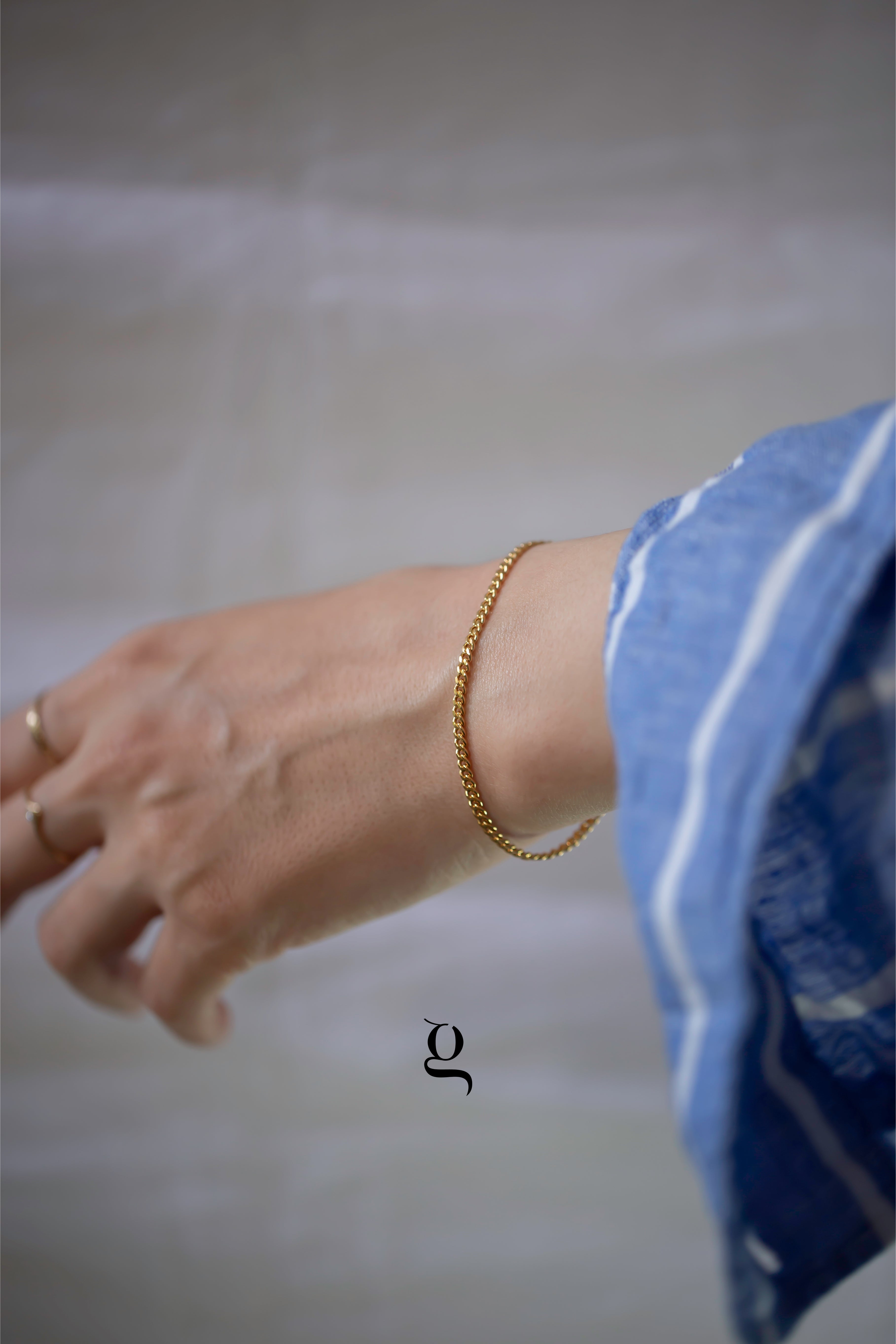 Thick Curb Bracelet - Goldside Jewelry