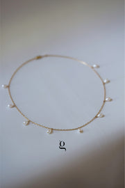 Pearl Drop Necklace - Goldside Jewelry