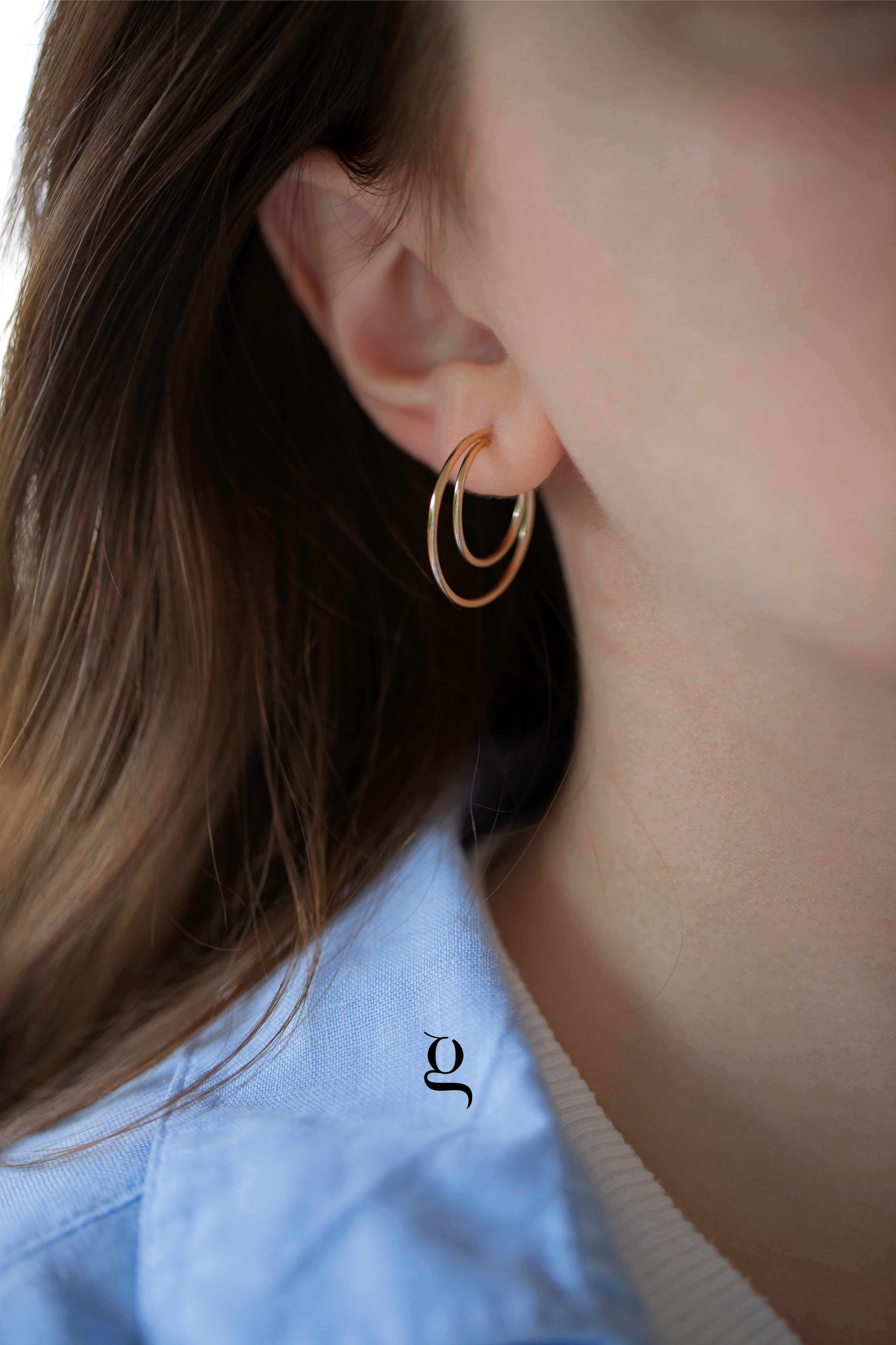 Double Hoops - Goldside Jewelry