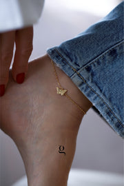 Butterfly Anklet - Goldside Jewelry