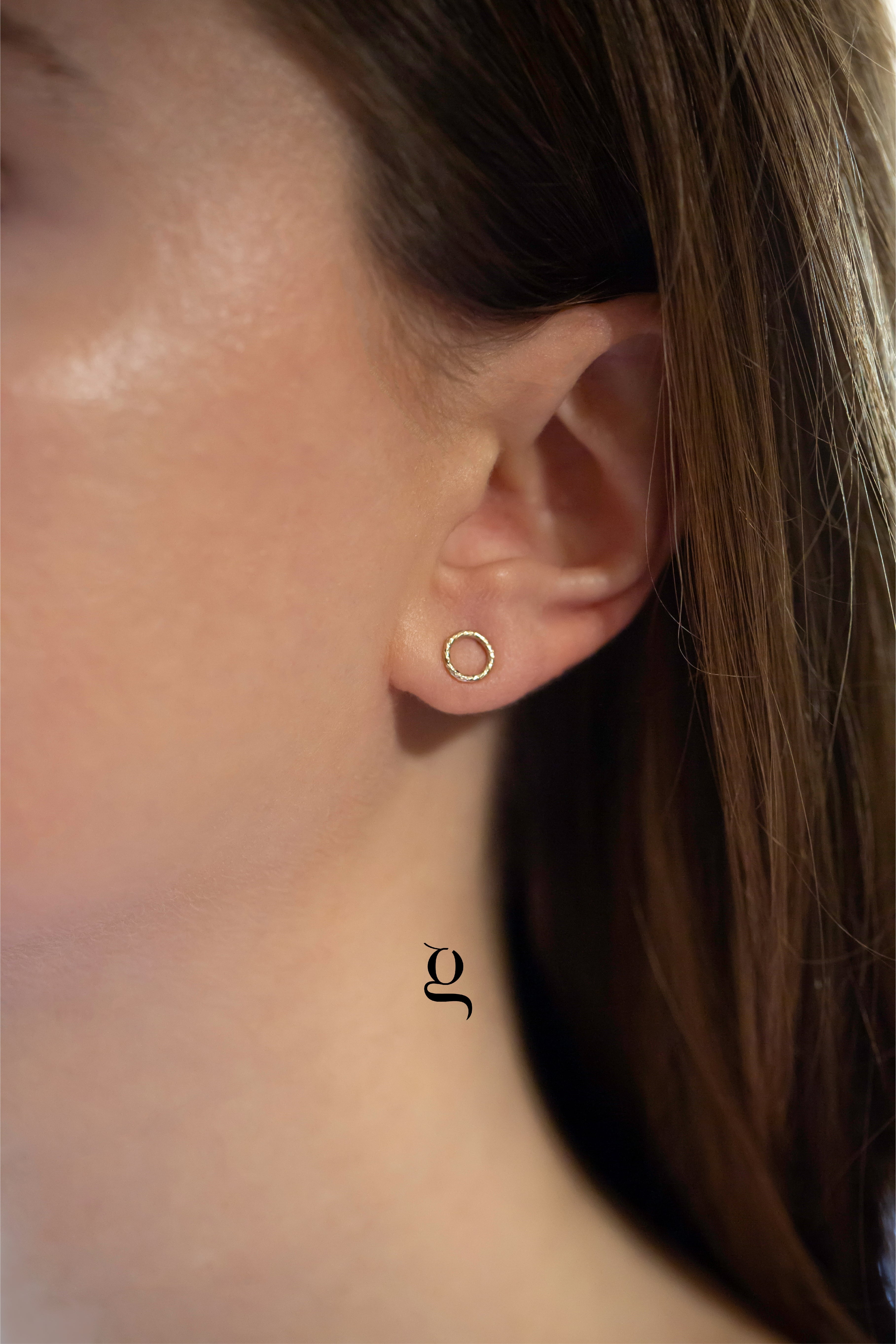 Mini Circle Studs - Goldside Jewelry