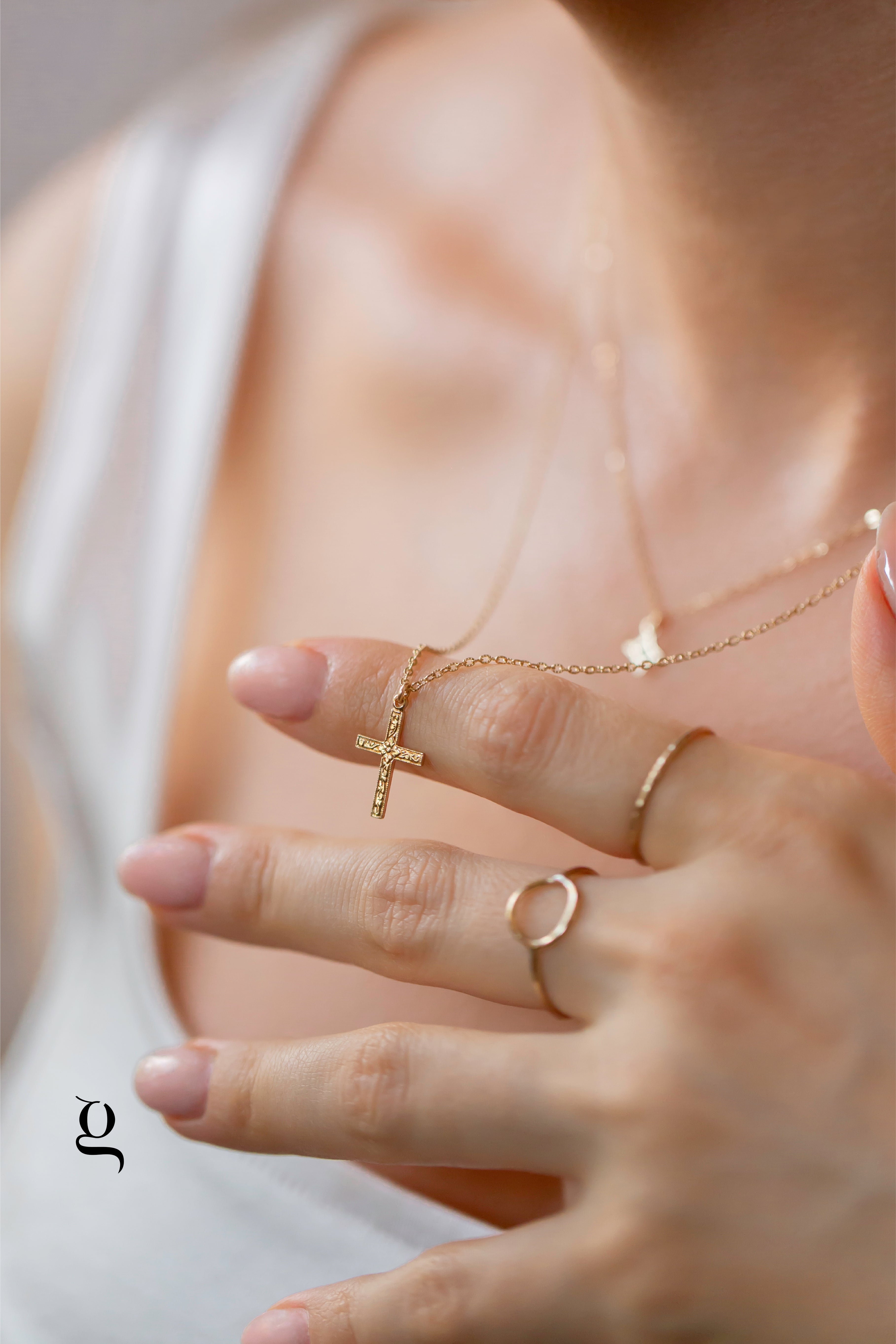 Magical Cross Necklace - Goldside Jewelry