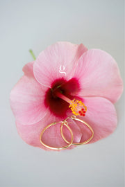 Triangular Hoop Earrings - Goldside Jewelry