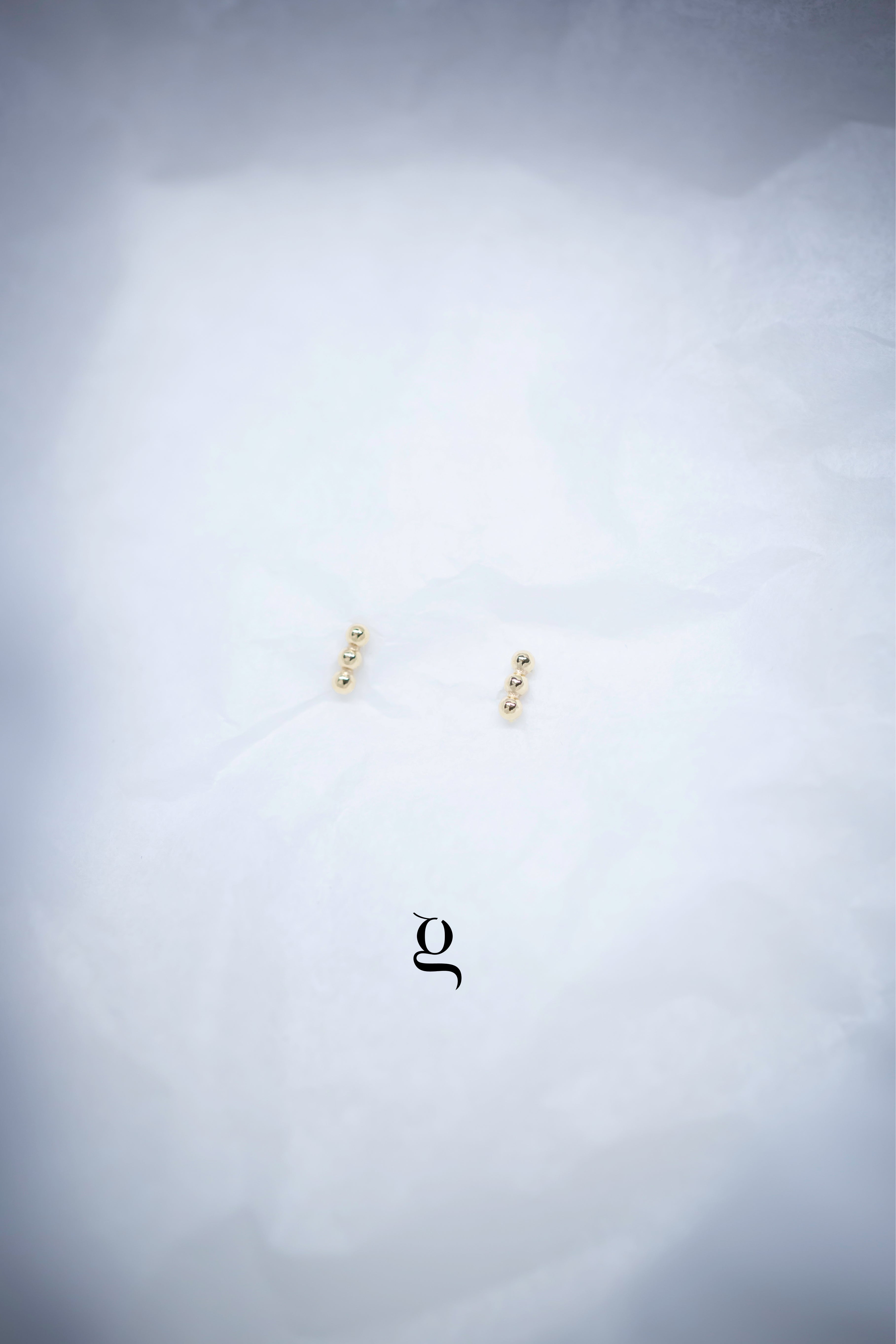 Minimal Luxe Studs - Goldside Jewelry