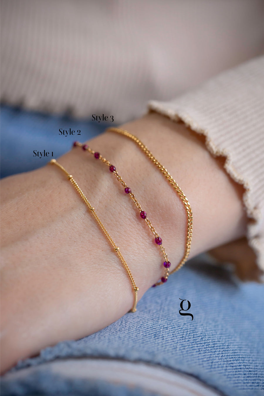 Simple Chains Bracelet - Goldside Jewelry