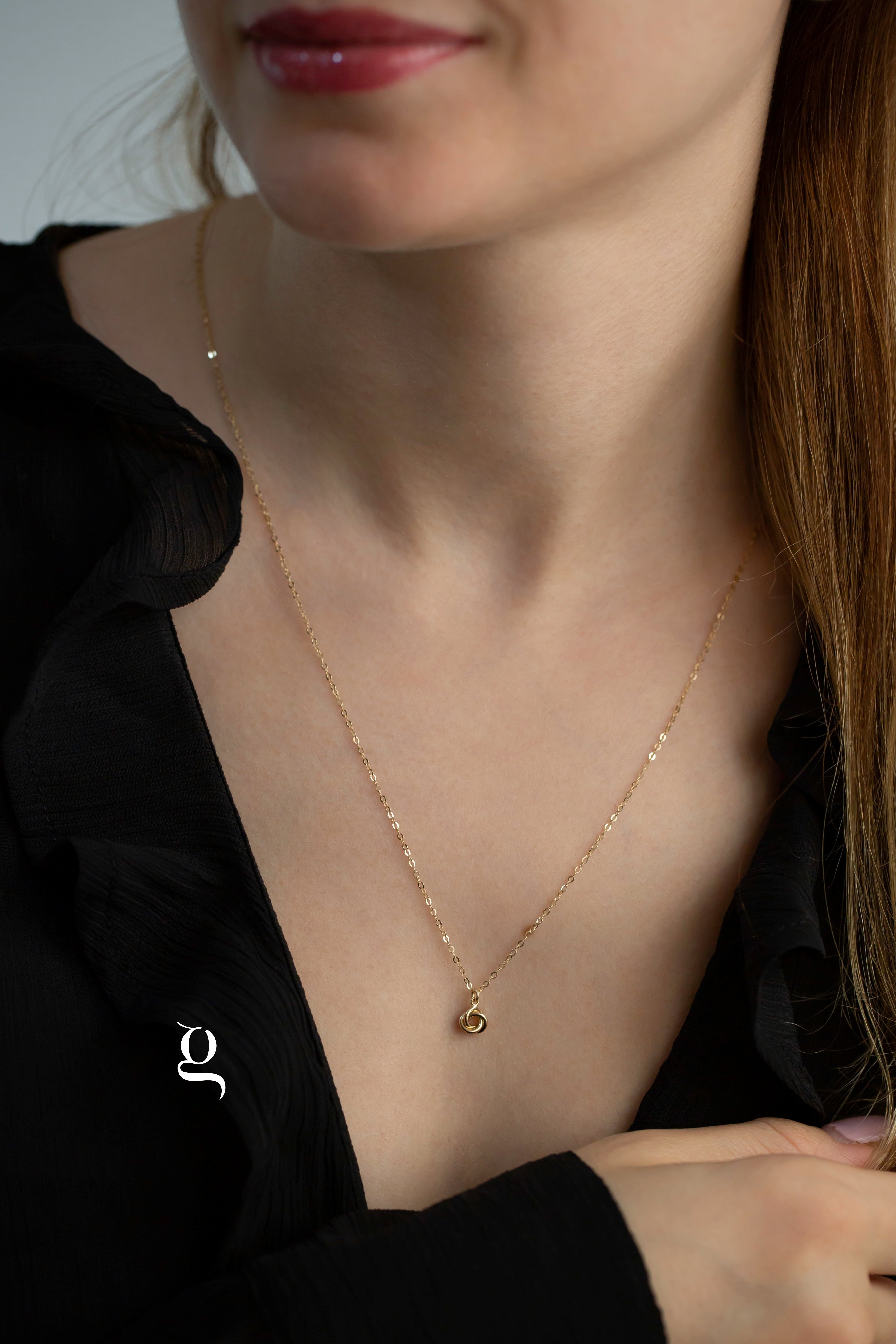 Knot Necklace - Goldside Jewelry