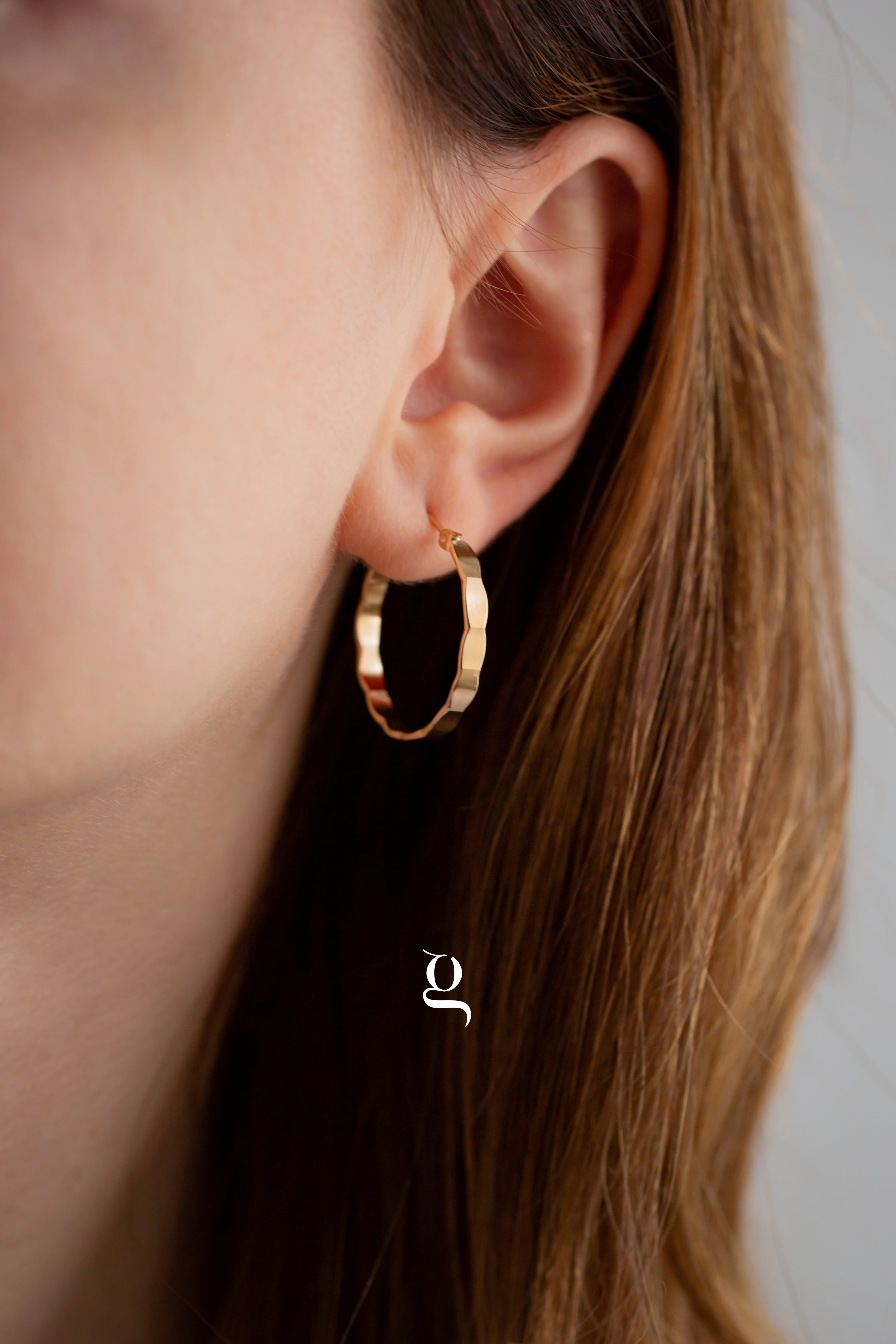 Eclipse Hoops - Goldside Jewelry