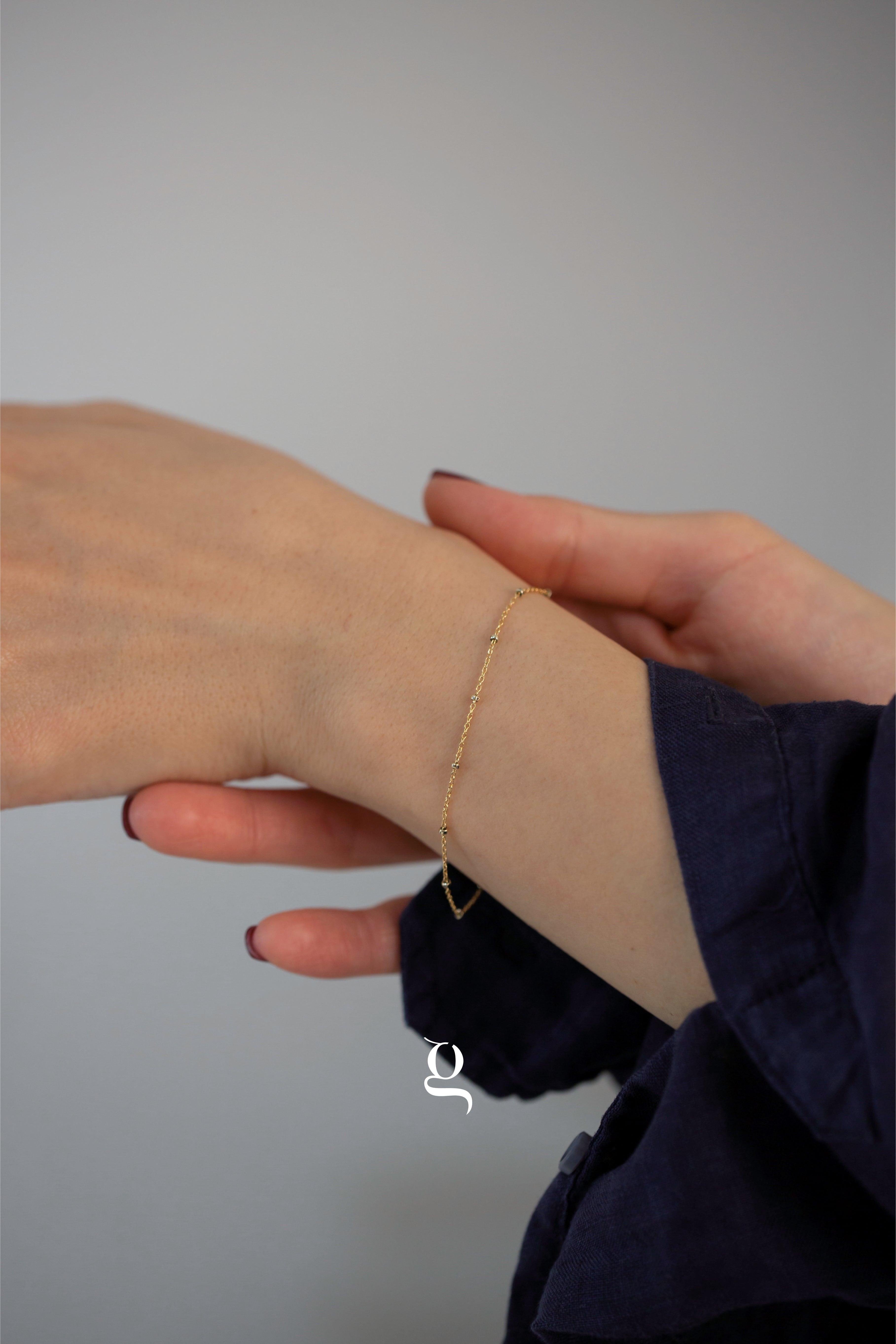 Dual Beam Bracelet - Goldside Jewelry