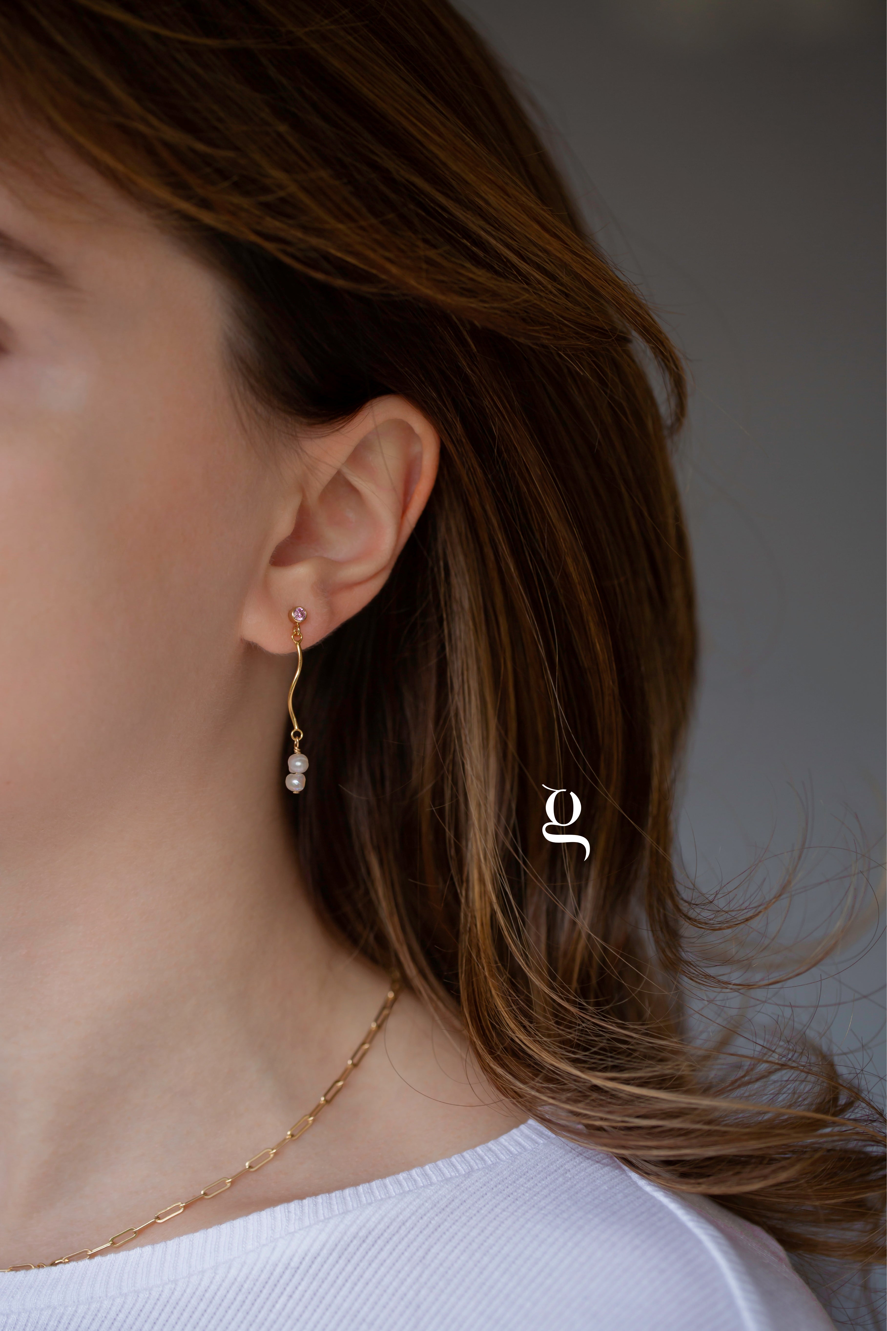 Roselle Earrings - Goldside Jewelry
