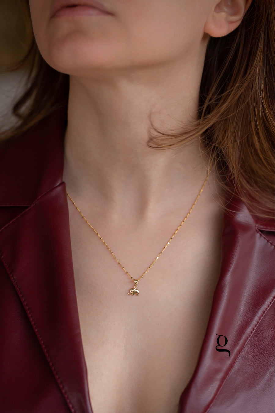 Elephant Necklace - Goldside Jewelry