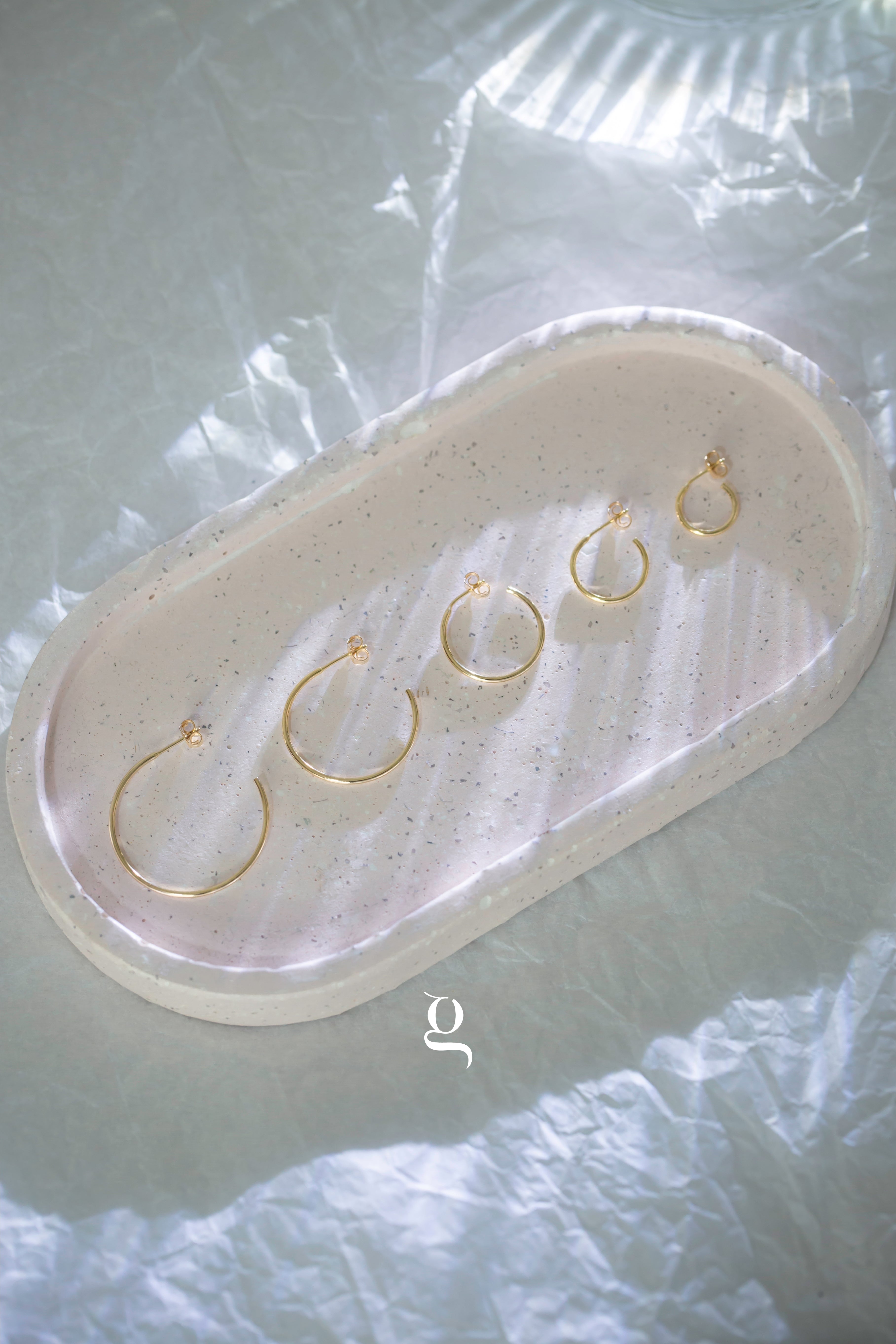 Halo Hoops - Goldside Jewelry