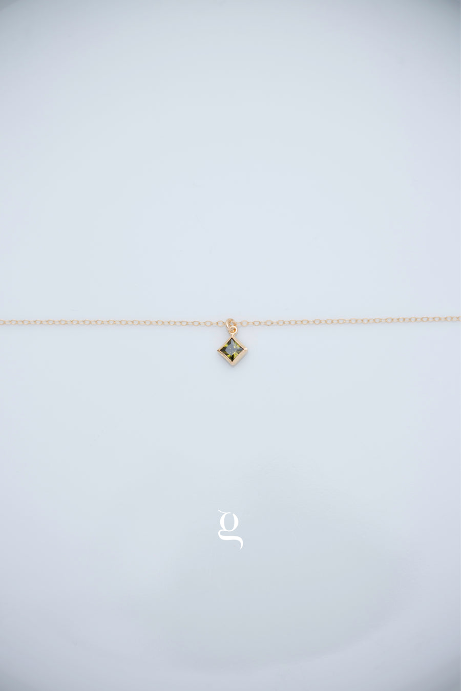 Eterna Birthstone Necklace - Goldside Jewelry