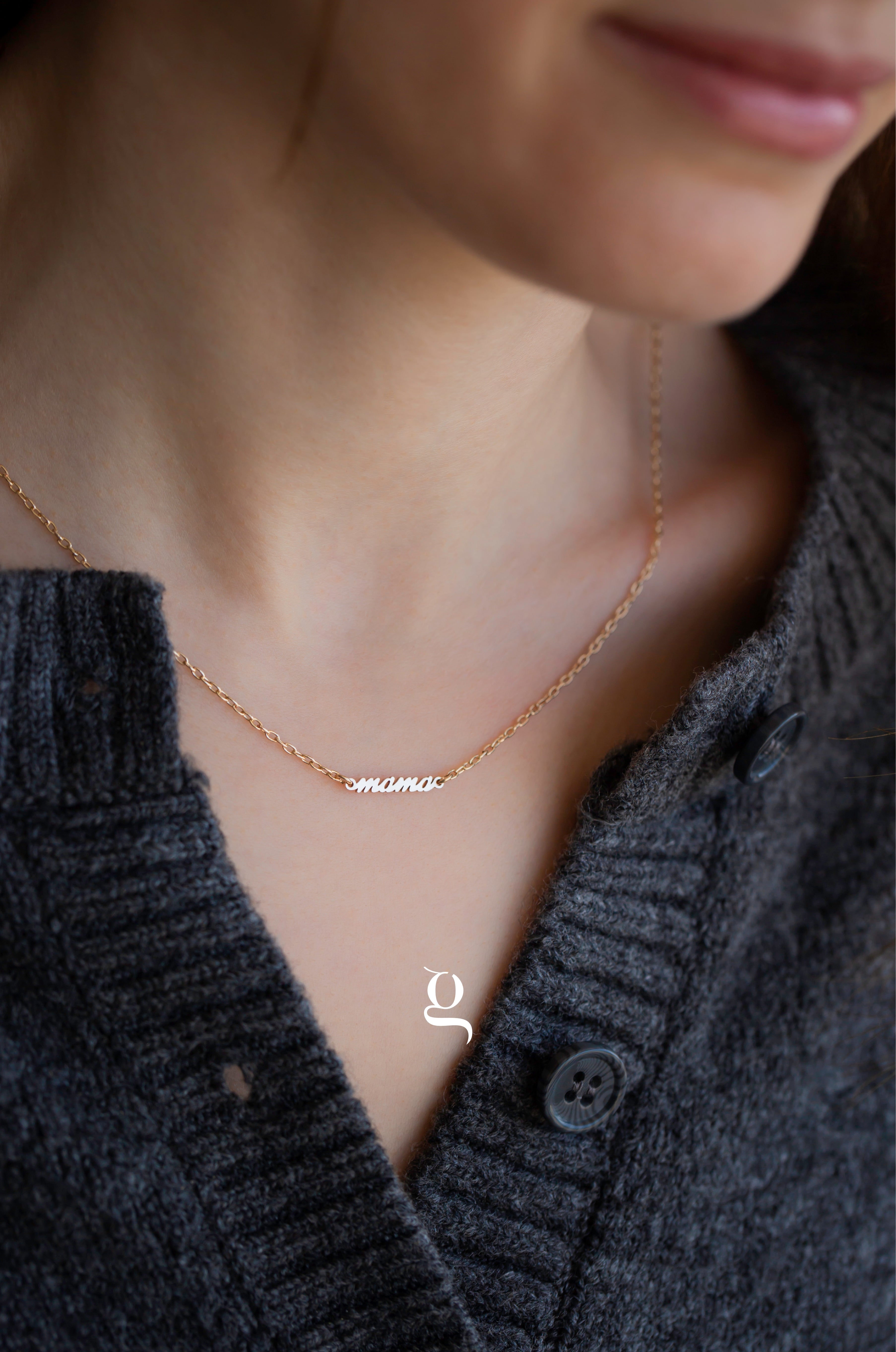 Mama Necklace - Goldside Jewelry
