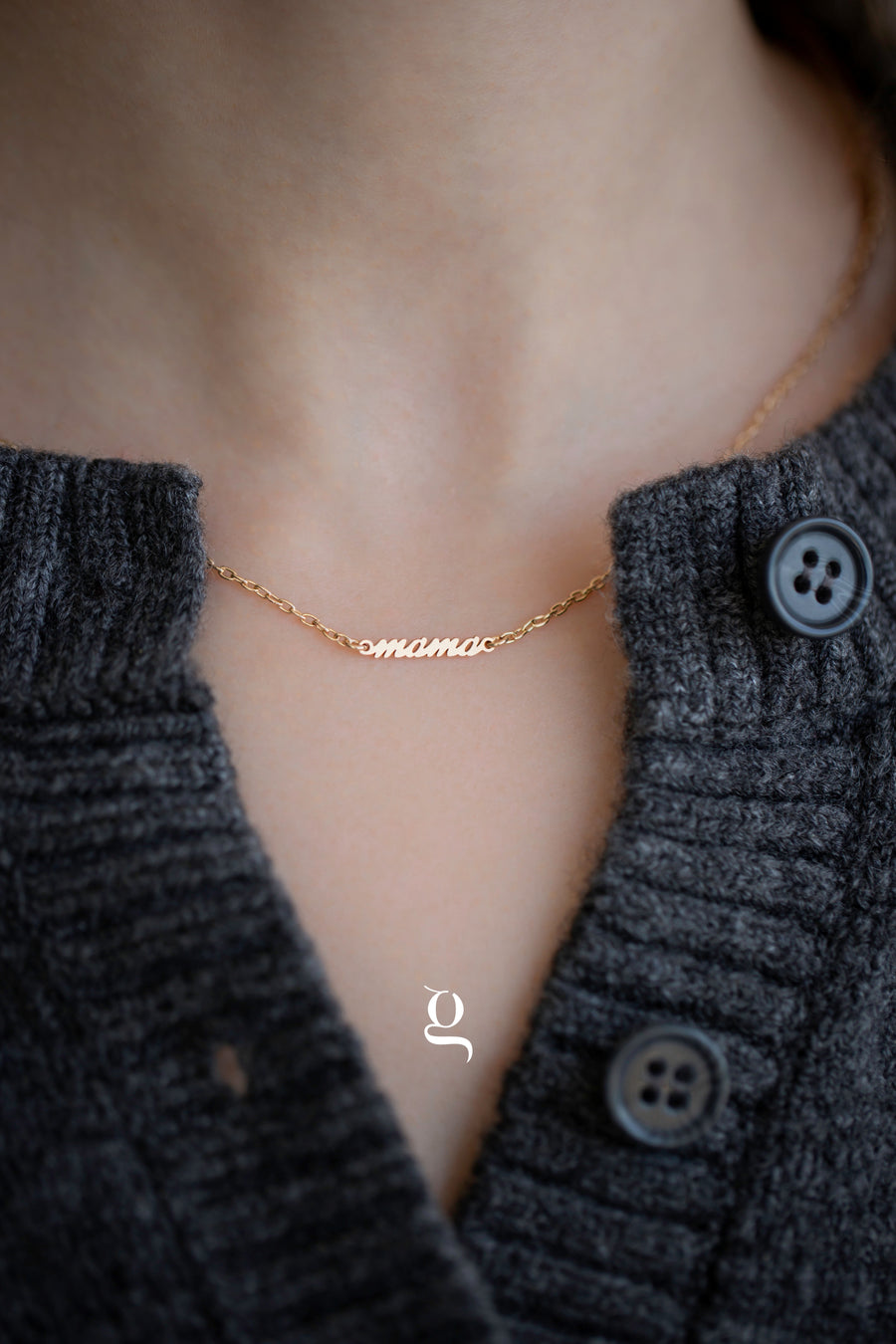 Mama Necklace - Goldside Jewelry