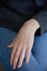 Hera Hand Chain - Goldside Jewelry