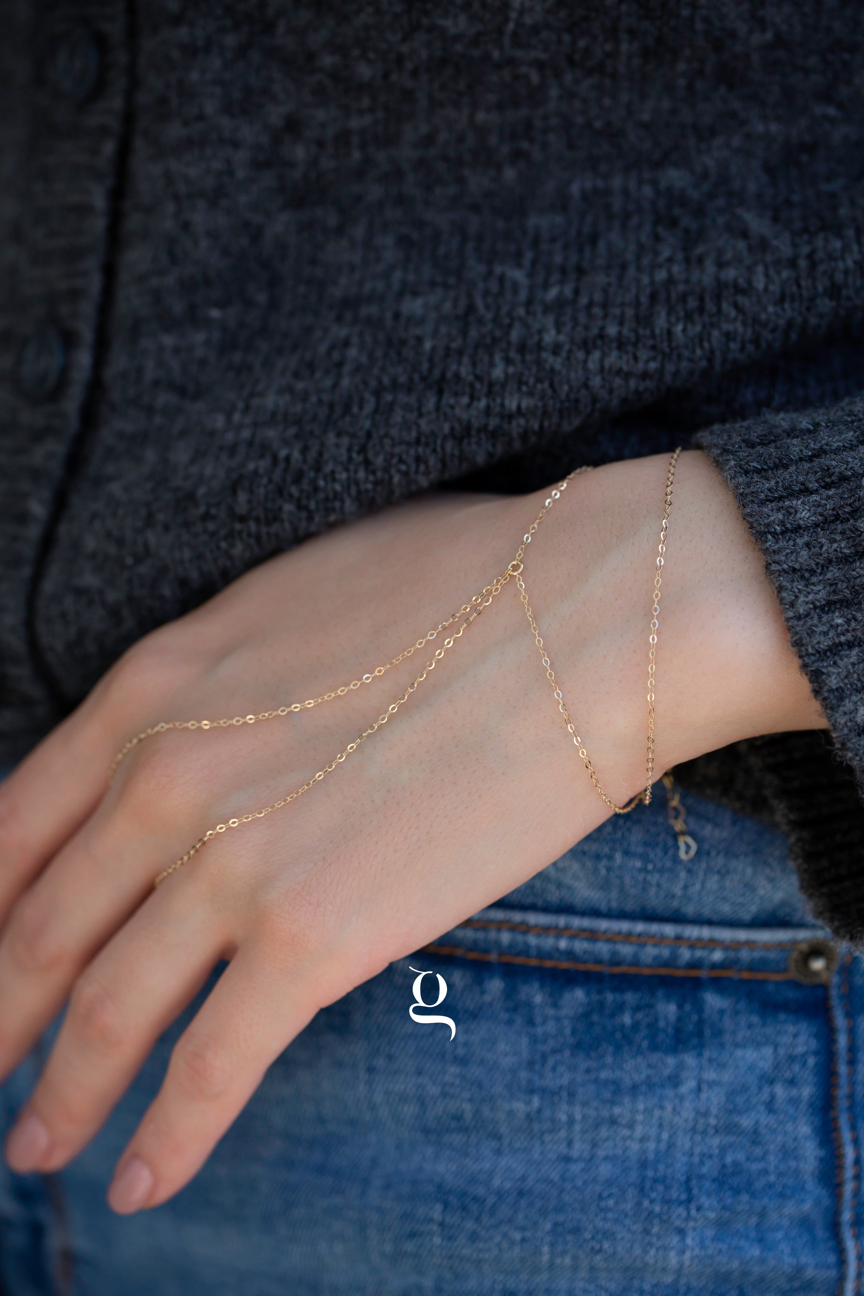 Hera Hand Chain - Goldside Jewelry