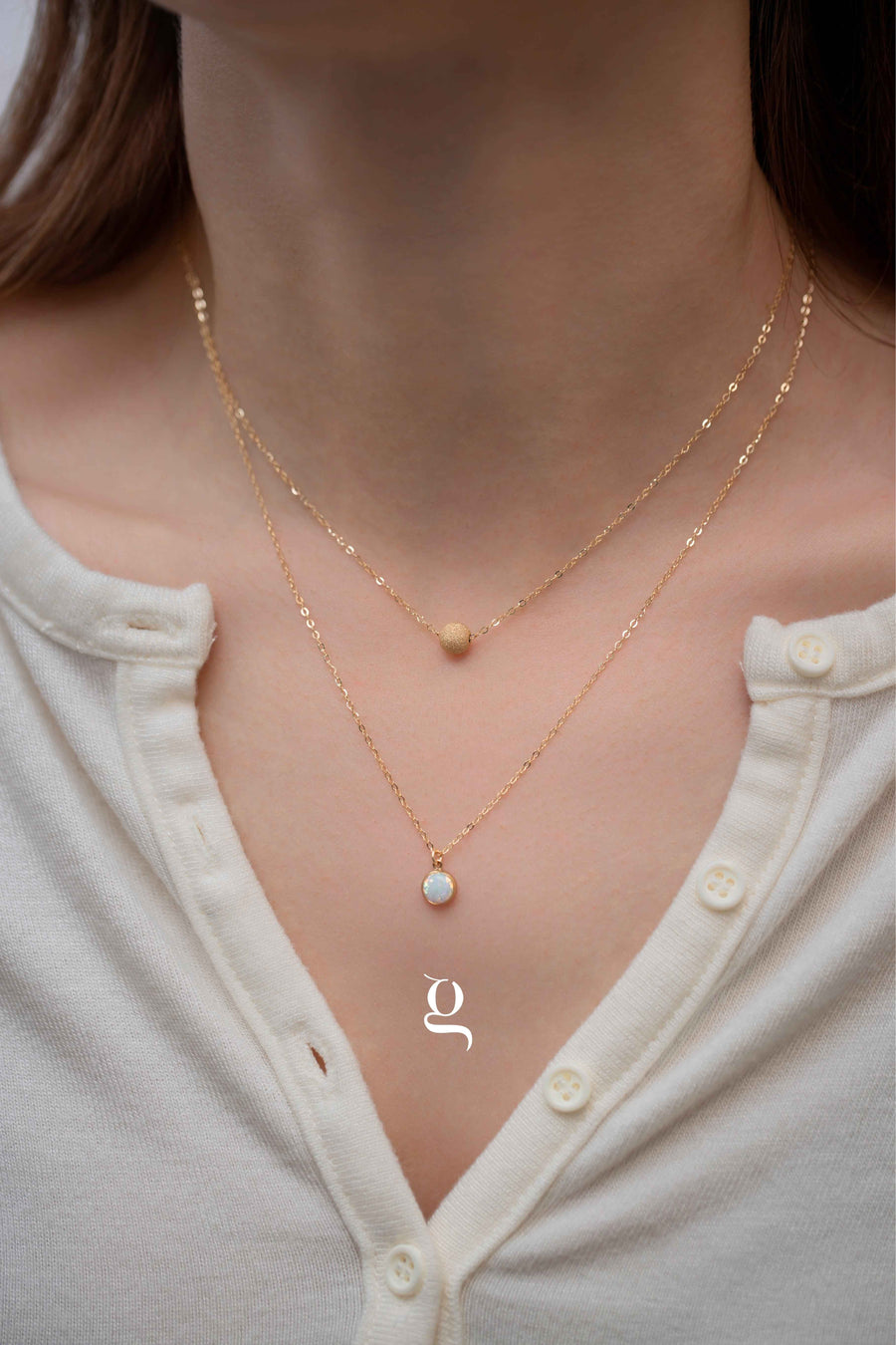 White Opal Necklace