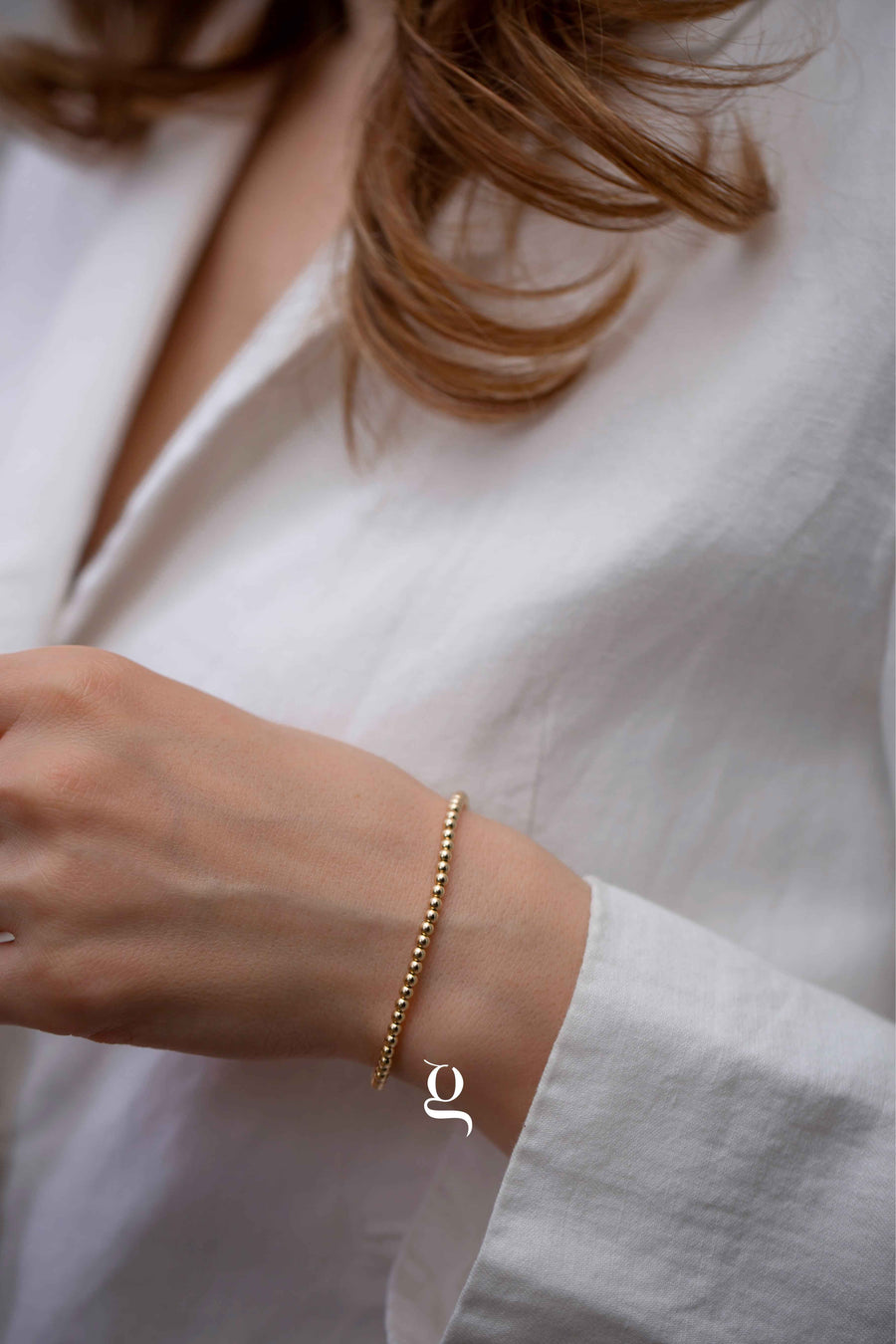 Gold Beaded Bracelet