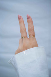Double Wave Ring
