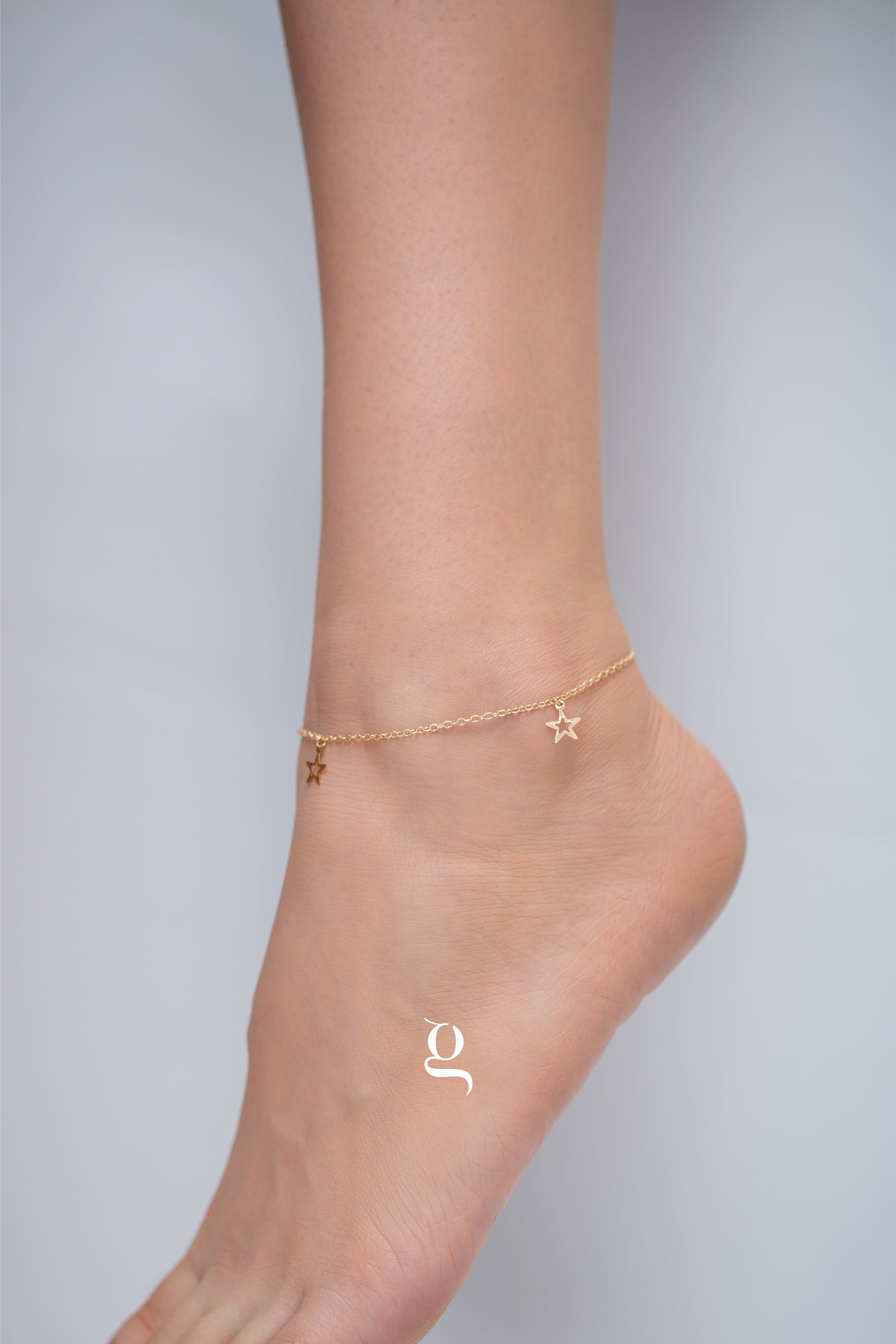 Stars Anklet - Goldside Jewelry