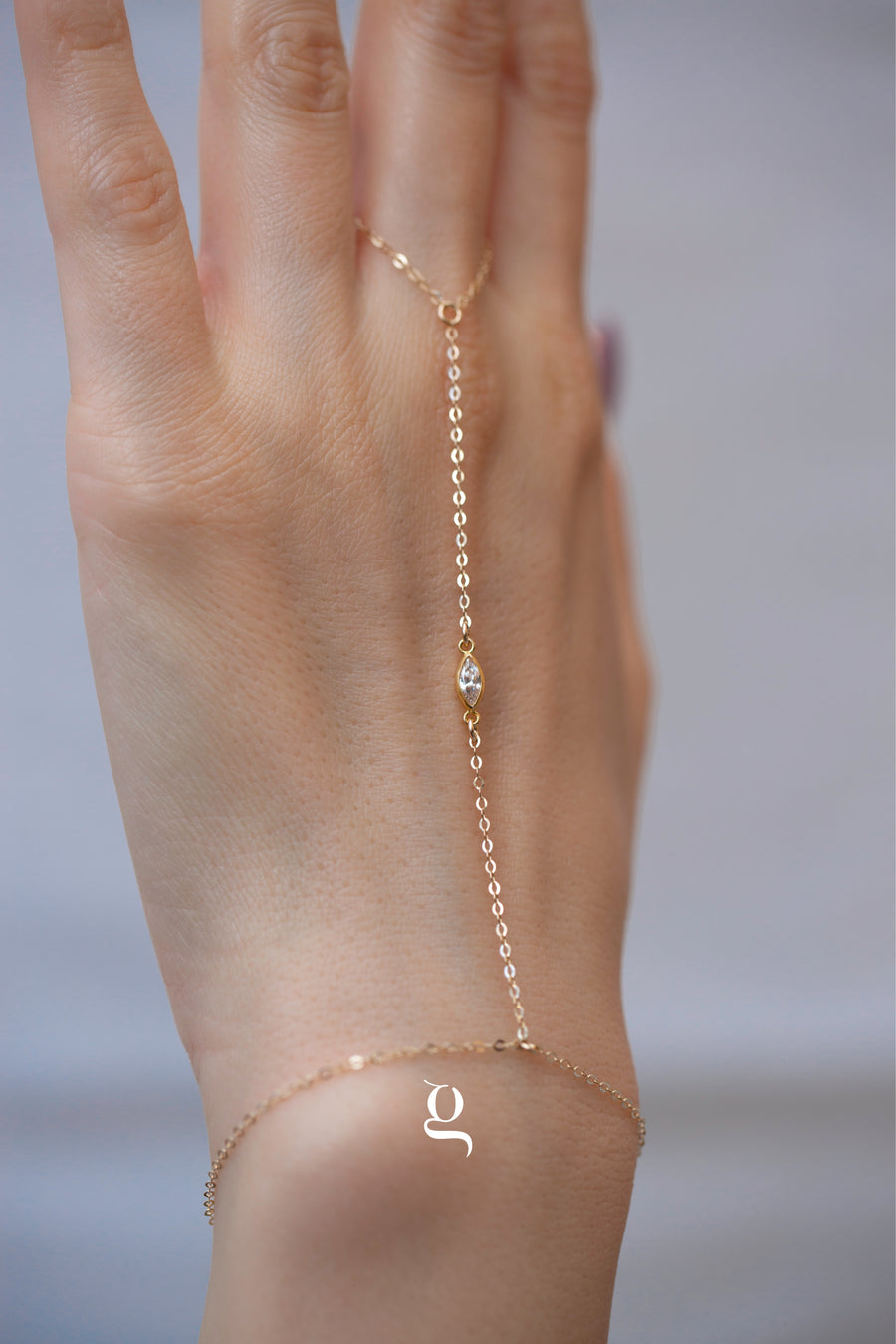 Liora Hand Chain - Goldside Jewelry