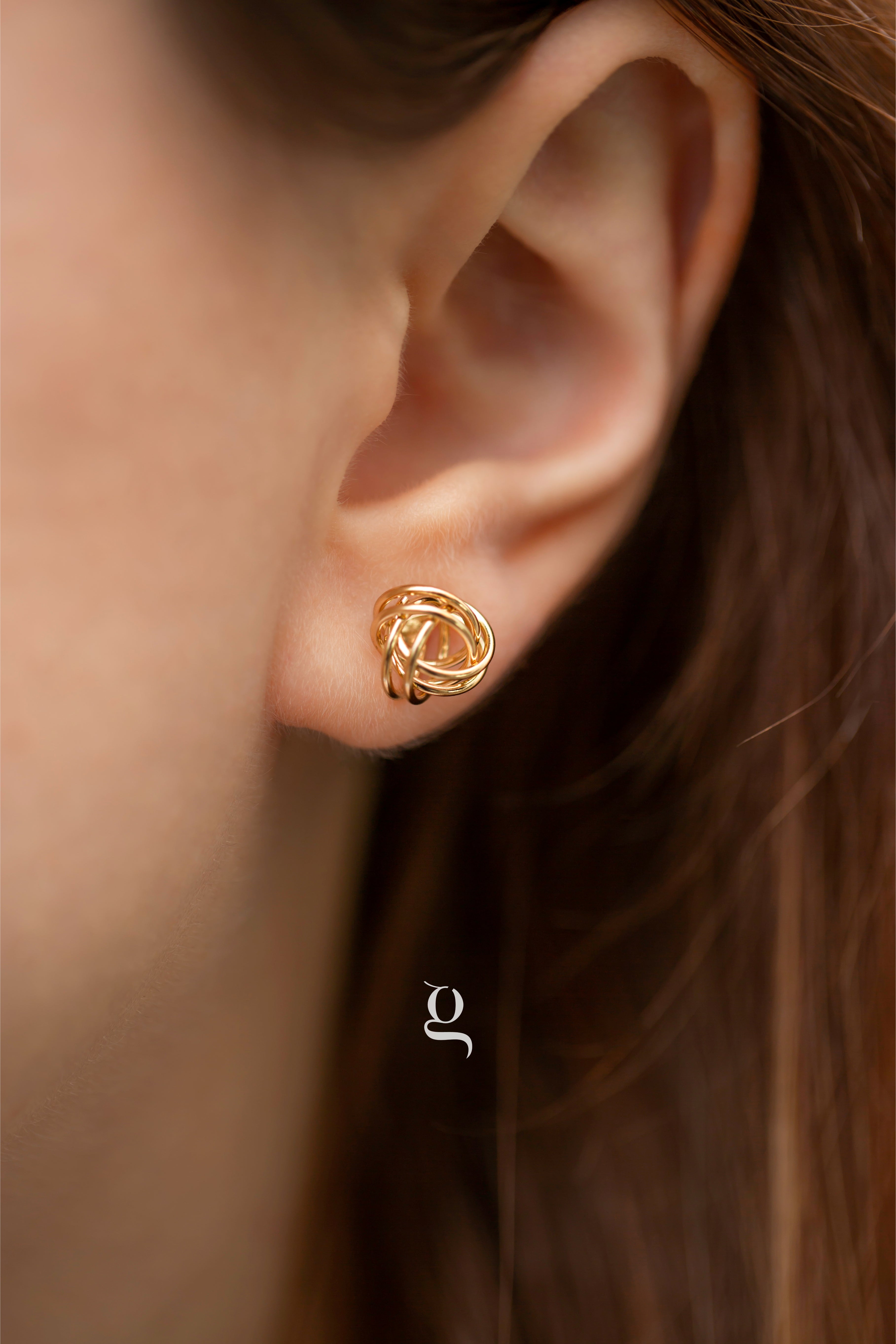 Knot Earrings - Goldside Jewelry