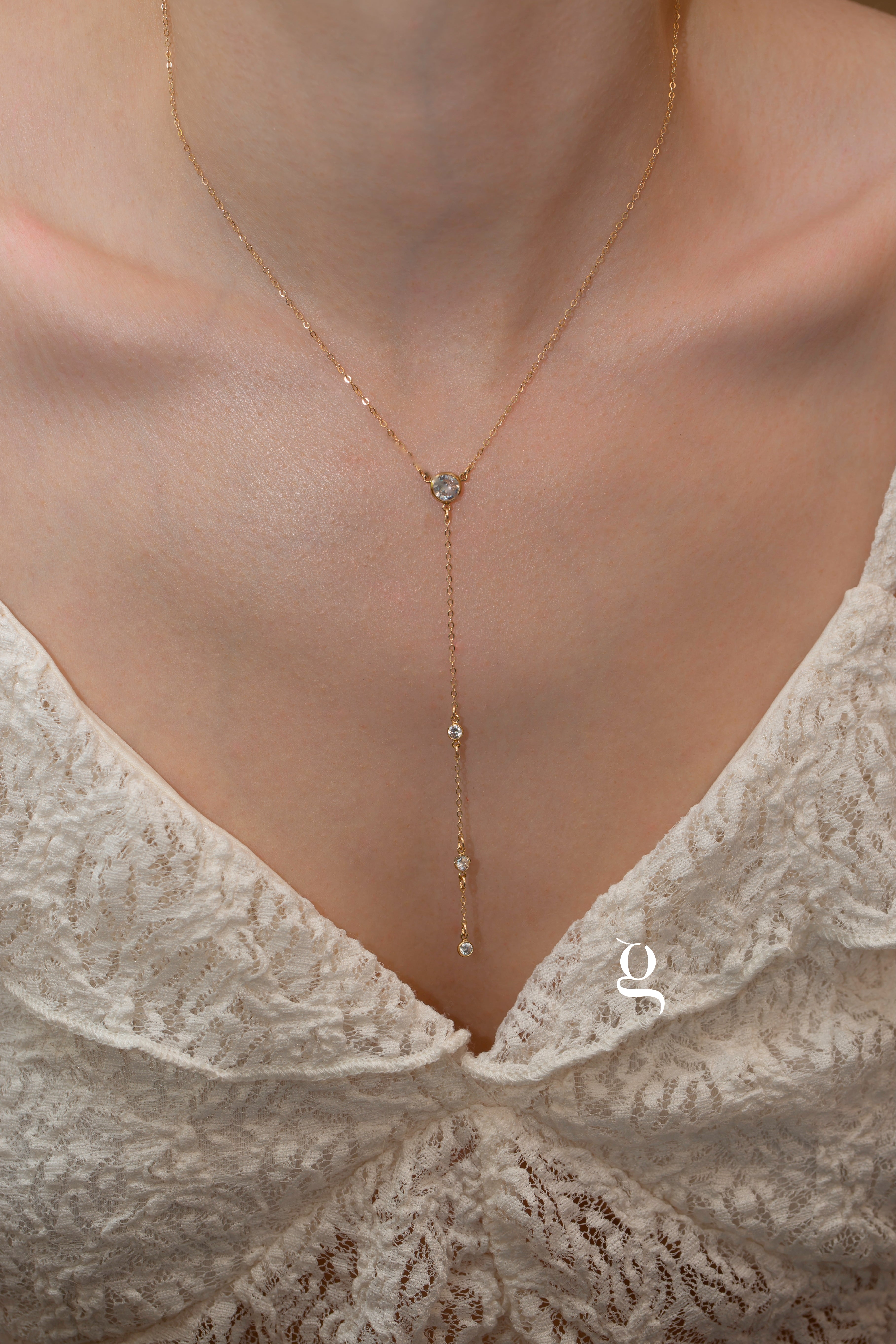 Lariat Necklace - Goldside Jewelry
