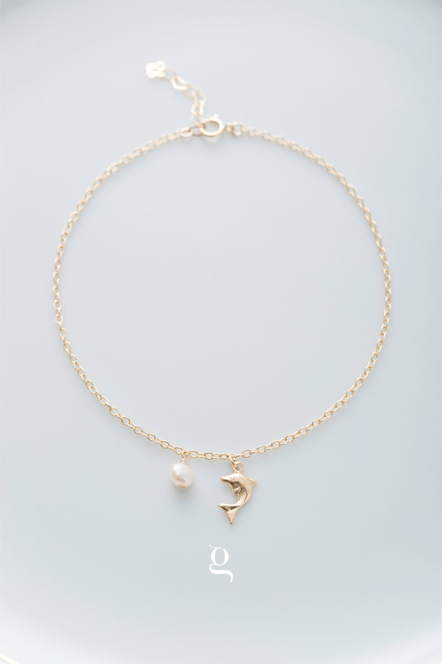 Dolphin Anklet - Goldside Jewelry