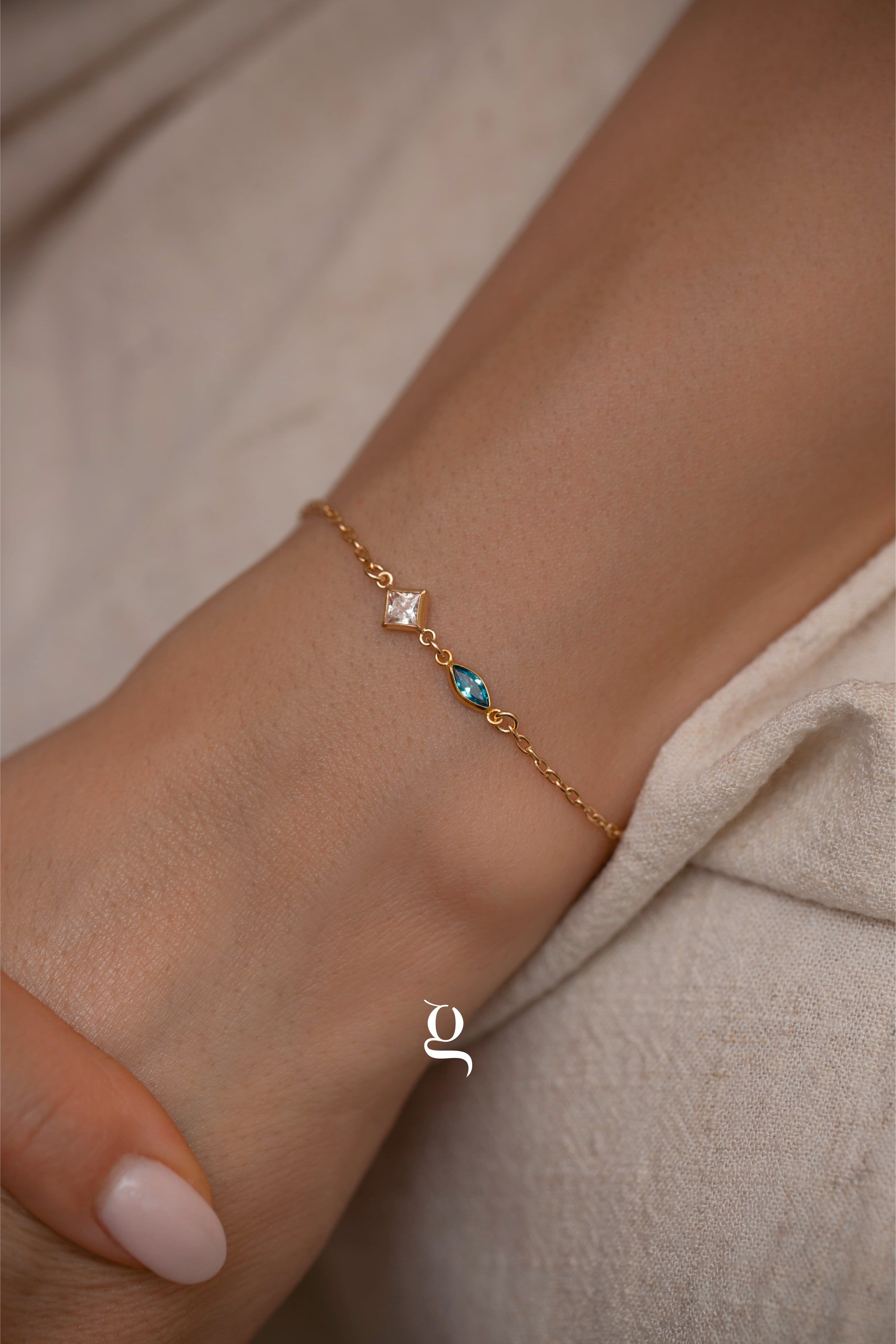 Toi et Moi Bracelet - Goldside Jewelry