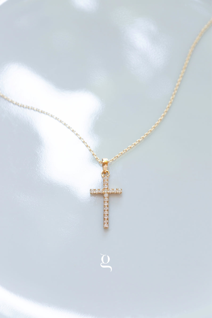 Radiant Cross Necklace - Goldside Jewelry