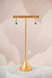 Hoop earrings with CZ stone