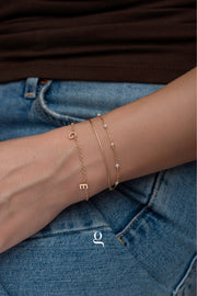 Two Initial Bracelet