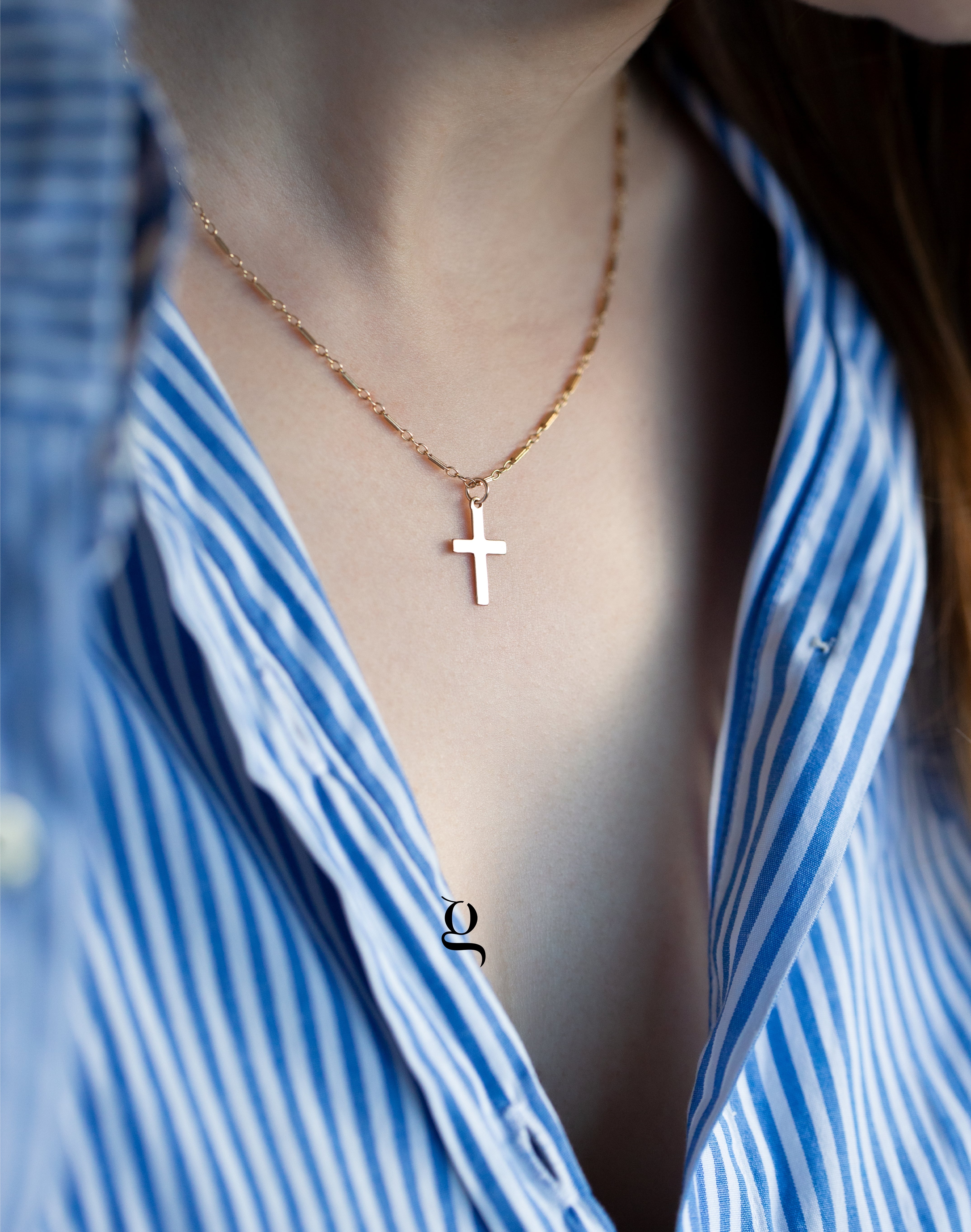 Bliss Cross Necklace - Goldside Jewelry
