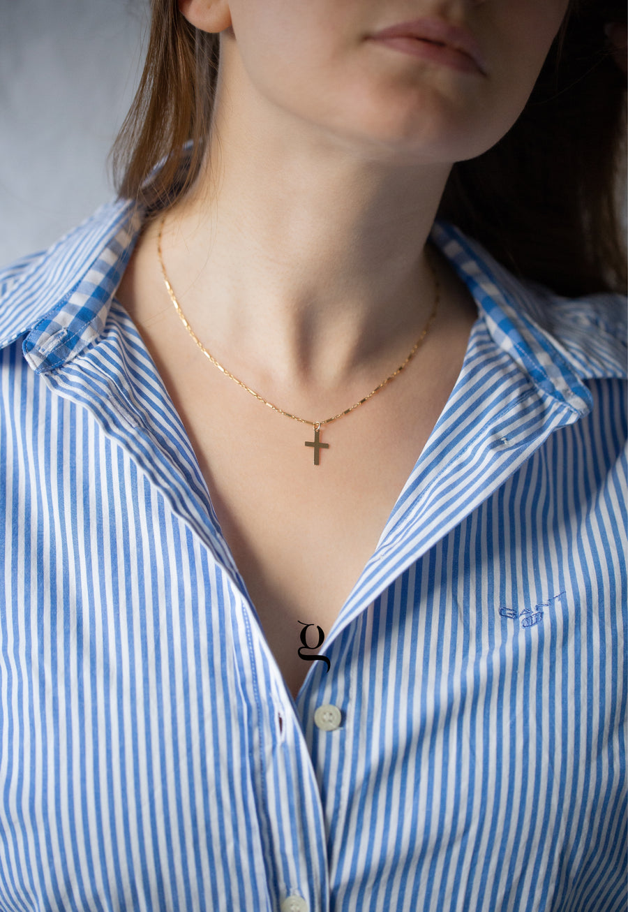 Bliss Cross Necklace - Goldside Jewelry