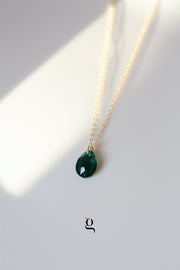 Teardrop Swarovski  Necklace - Goldside Jewelry